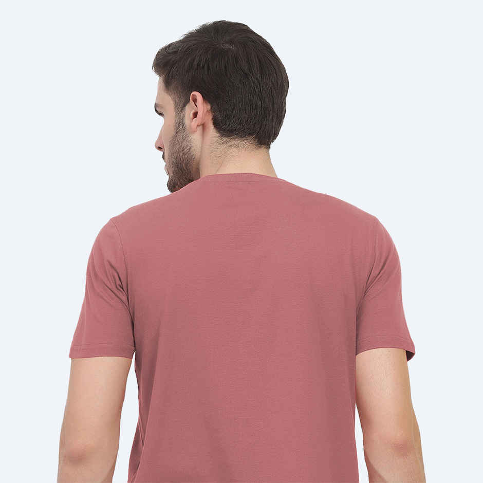 Freecultr Men's Organic Cotton T-shirts | Pack of 2 | Dusty Pink | Rust Orange | 2XL