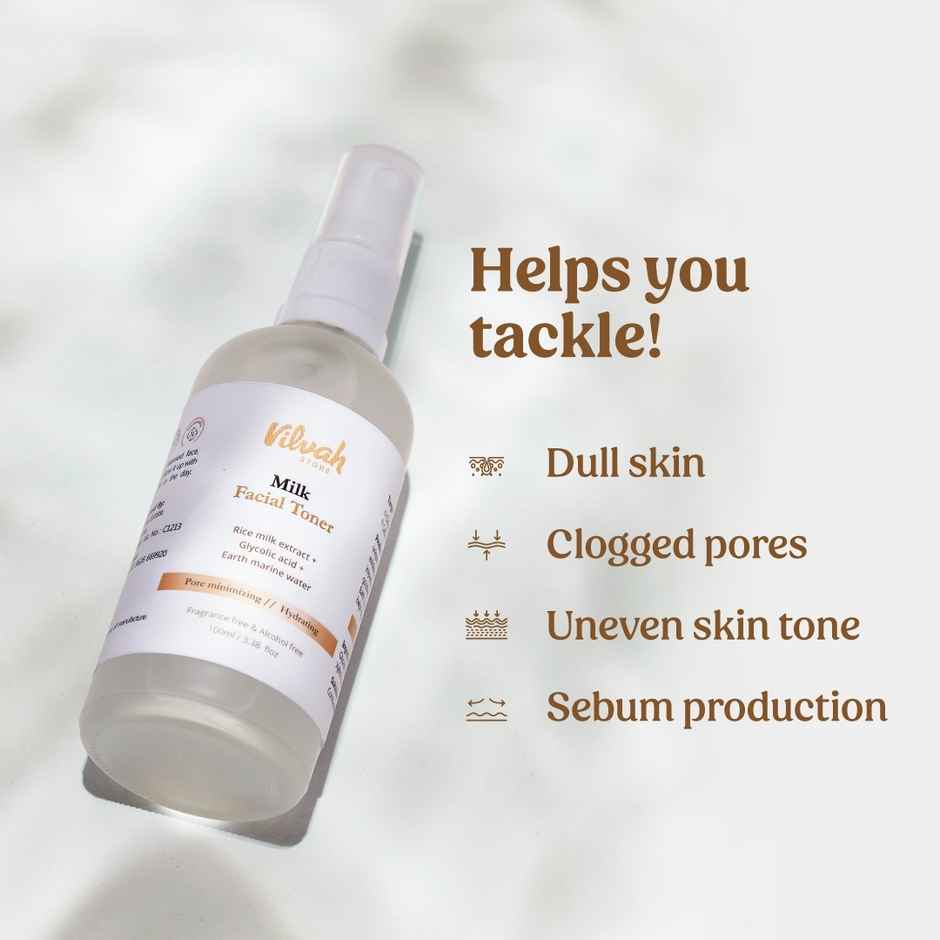 Vilvah Store Milk Face Toner
