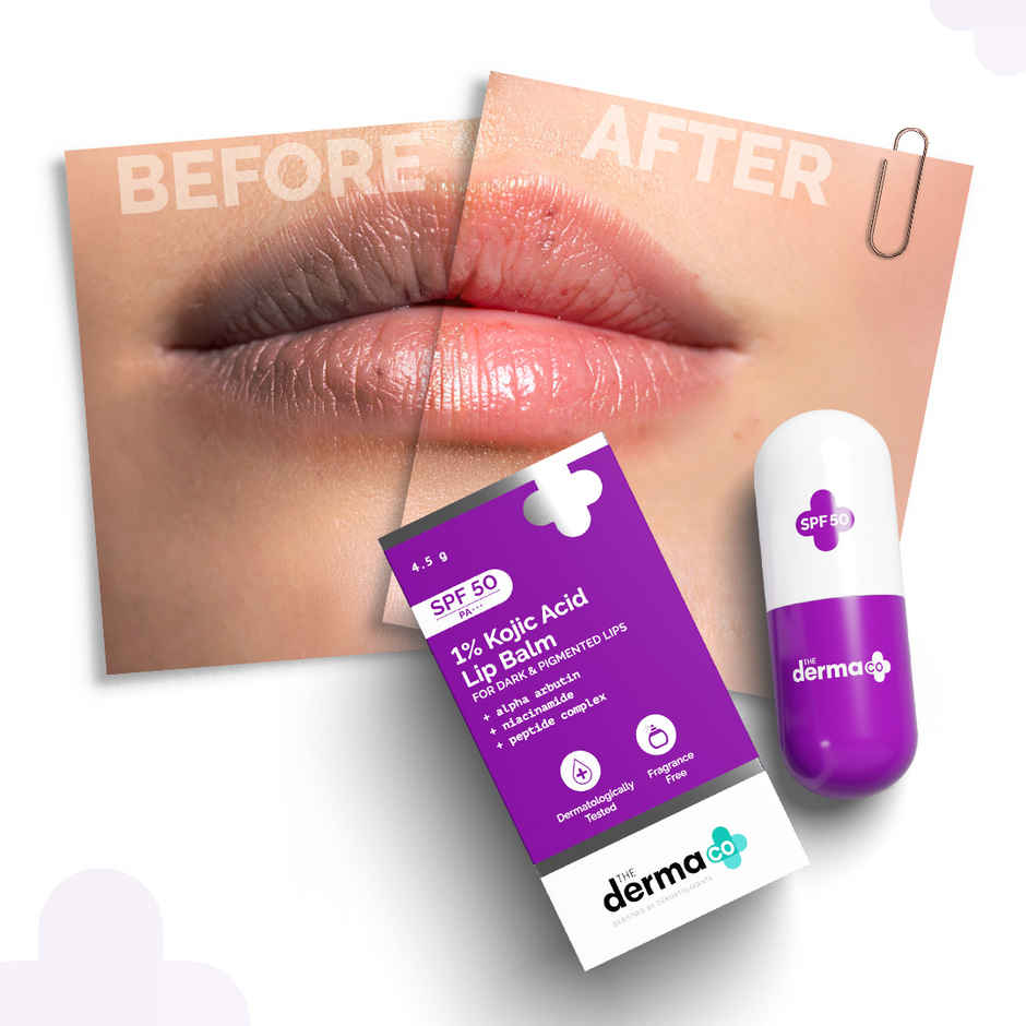 The Derma co. 1% Kojic Acid Lip Balm SPF 50PA+++