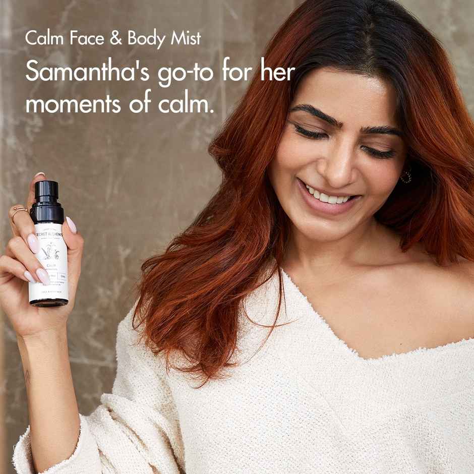 Secret Alchemist Calm Face Mist with Hyaluronic Acid & Lavender for Hydration & Relaxation