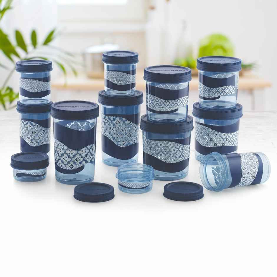 Mastercook Ibizza 12 Pcs PP Containers Set - Assorted
