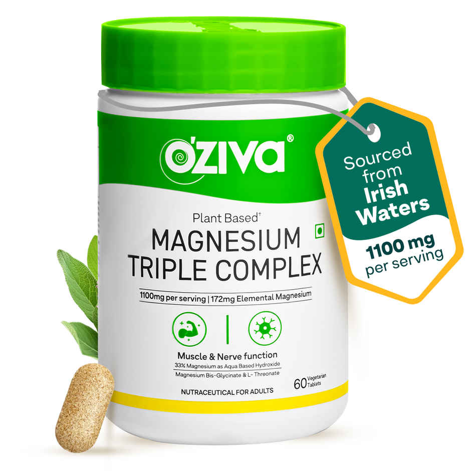 OZiva Magnesium Triple Complex with Glycinate, L-Threonate and Aqua Hydroxide