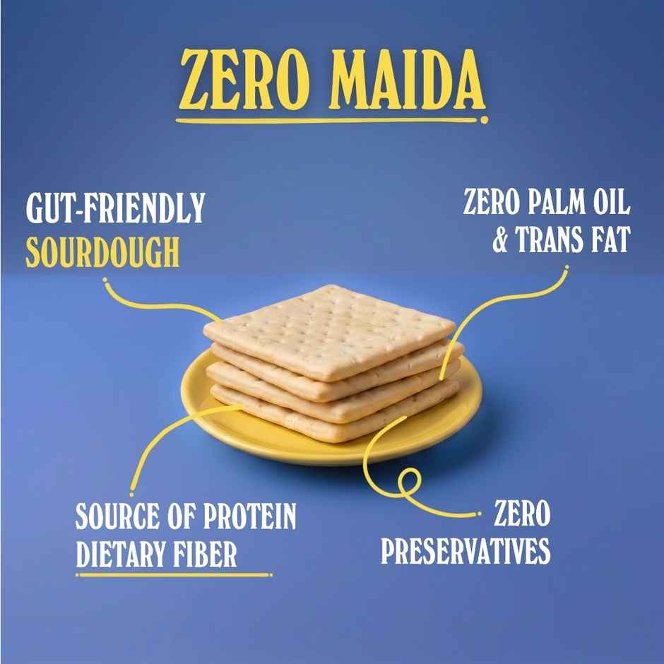 The Baker's Dozen Zero Maida Pizza Base | Gut Friendly Sourdough | Whole Wheat