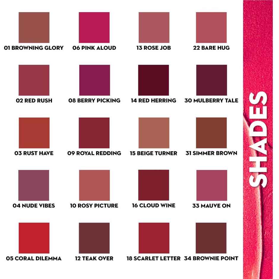 SUGAR Cosmetics Nothing Else Matter Lipstick - Teak Over | Long Lasting