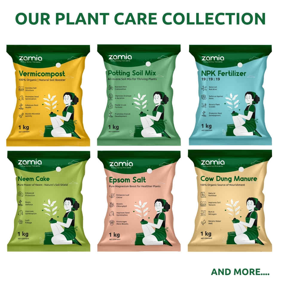 Zamia Potting Soil Mix | Organic Media for Seed, Plants & Vegetables | By Nurturing Green