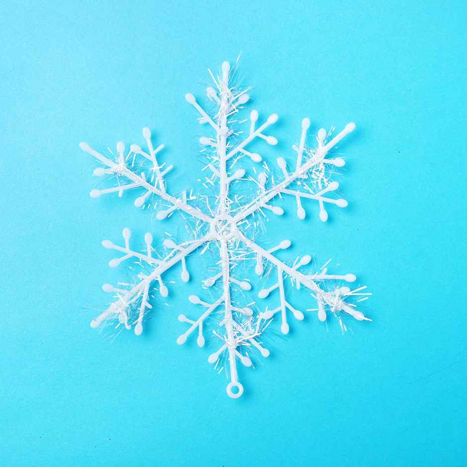 Christmas Snow Flakes For Tree Decoration | 15 cm | Gullak