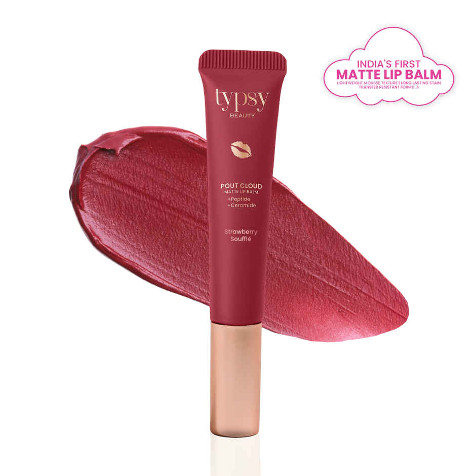 Typsy Beauty Pout Cloud Matte Lip Balm Strawberry Souffle