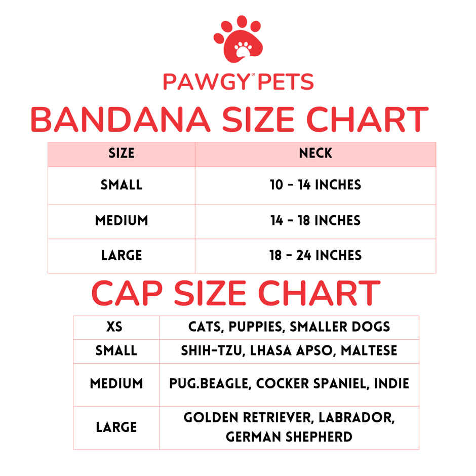 Pawgy Pets Dog Christmas Bandana S