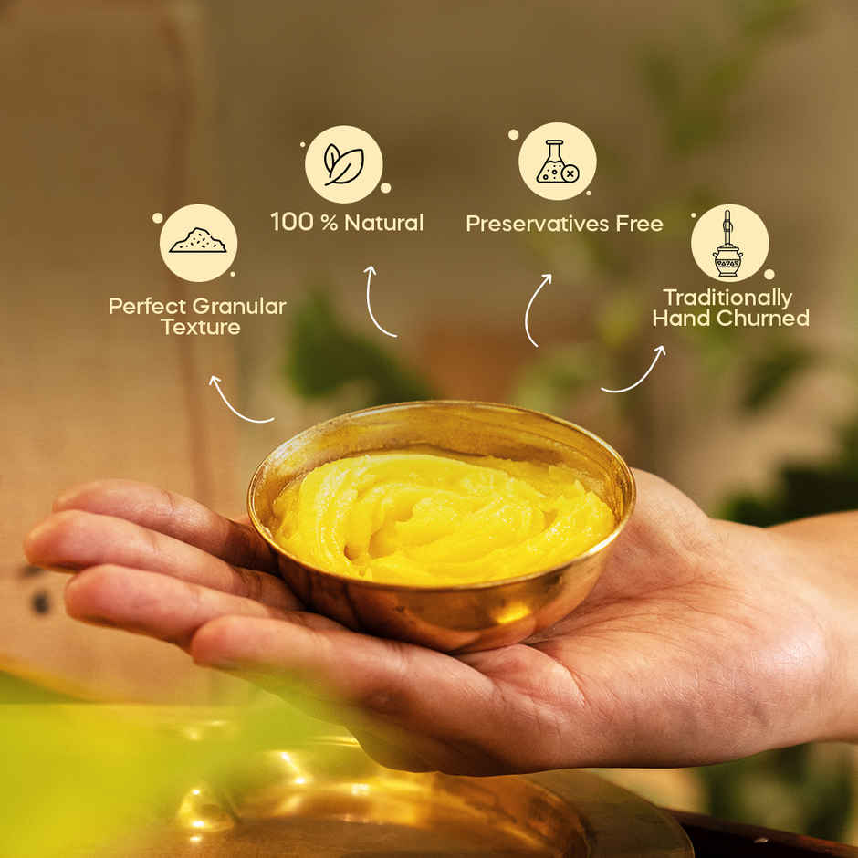 Himalayan Natives Organic Bilona Cow Ghee Jar