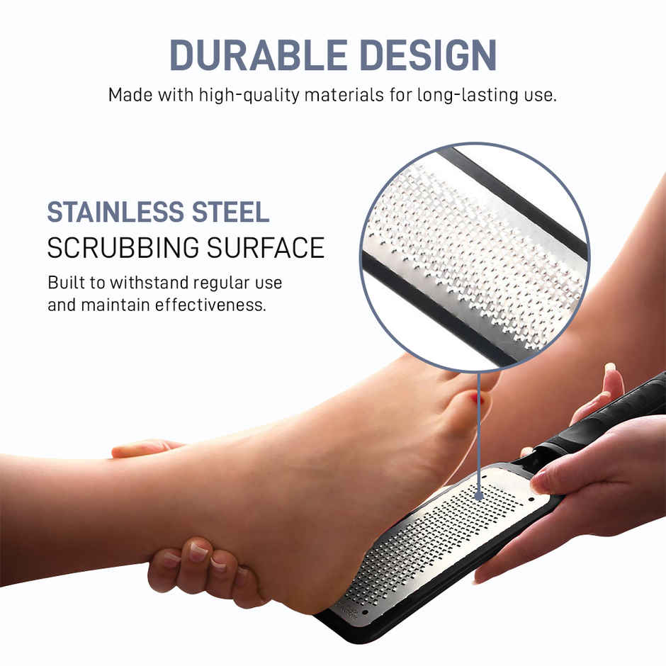 Gleva Callus Foot Scrubber Pedicure Kit for Dead Skin & Cracked Heel Removal Foot Spa For Women Men