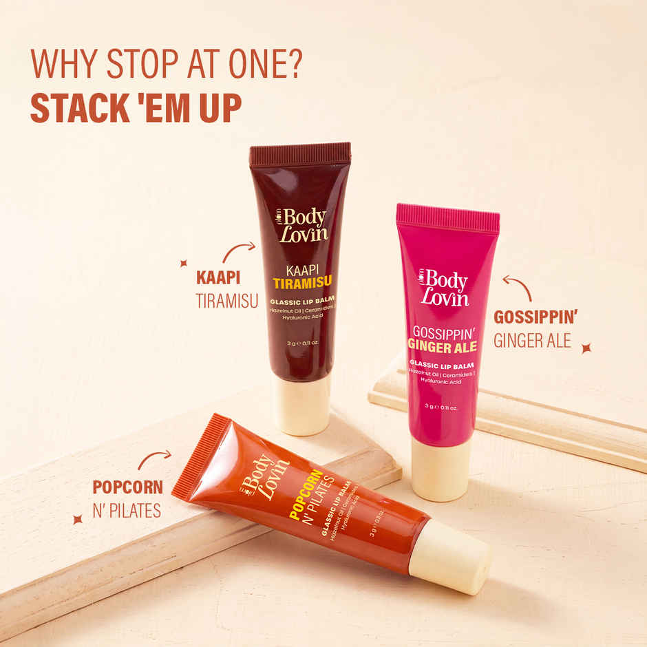 Plum BodyLovin' Popcorn N' Pilates Glassic Lip Balm