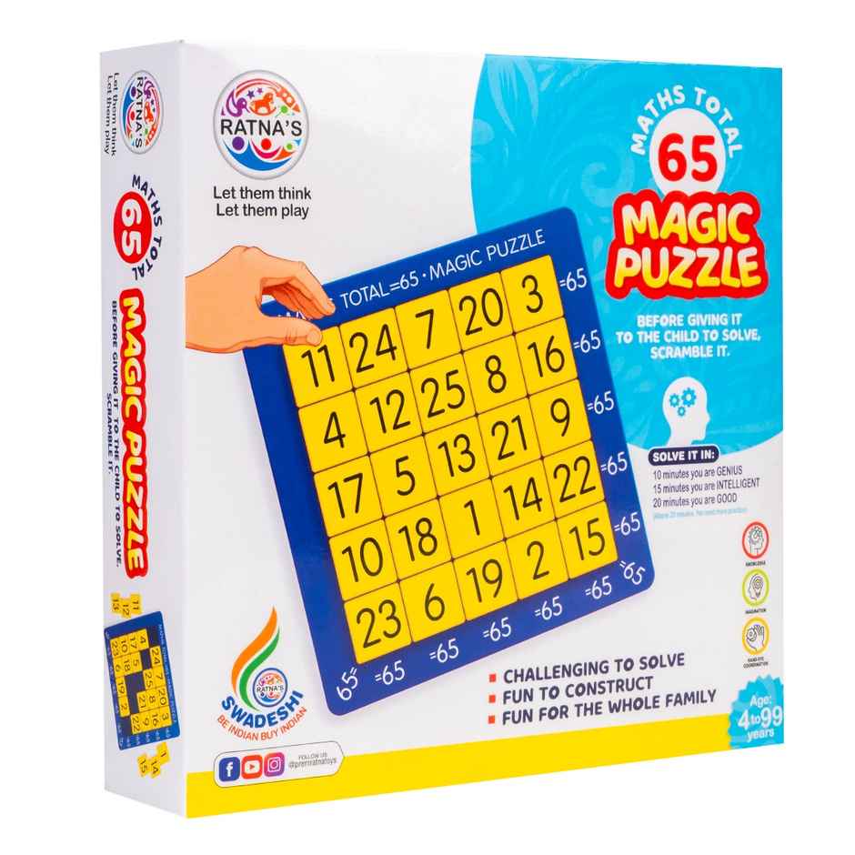 Ratna's Magic Puzzle - 65 | Assorted
