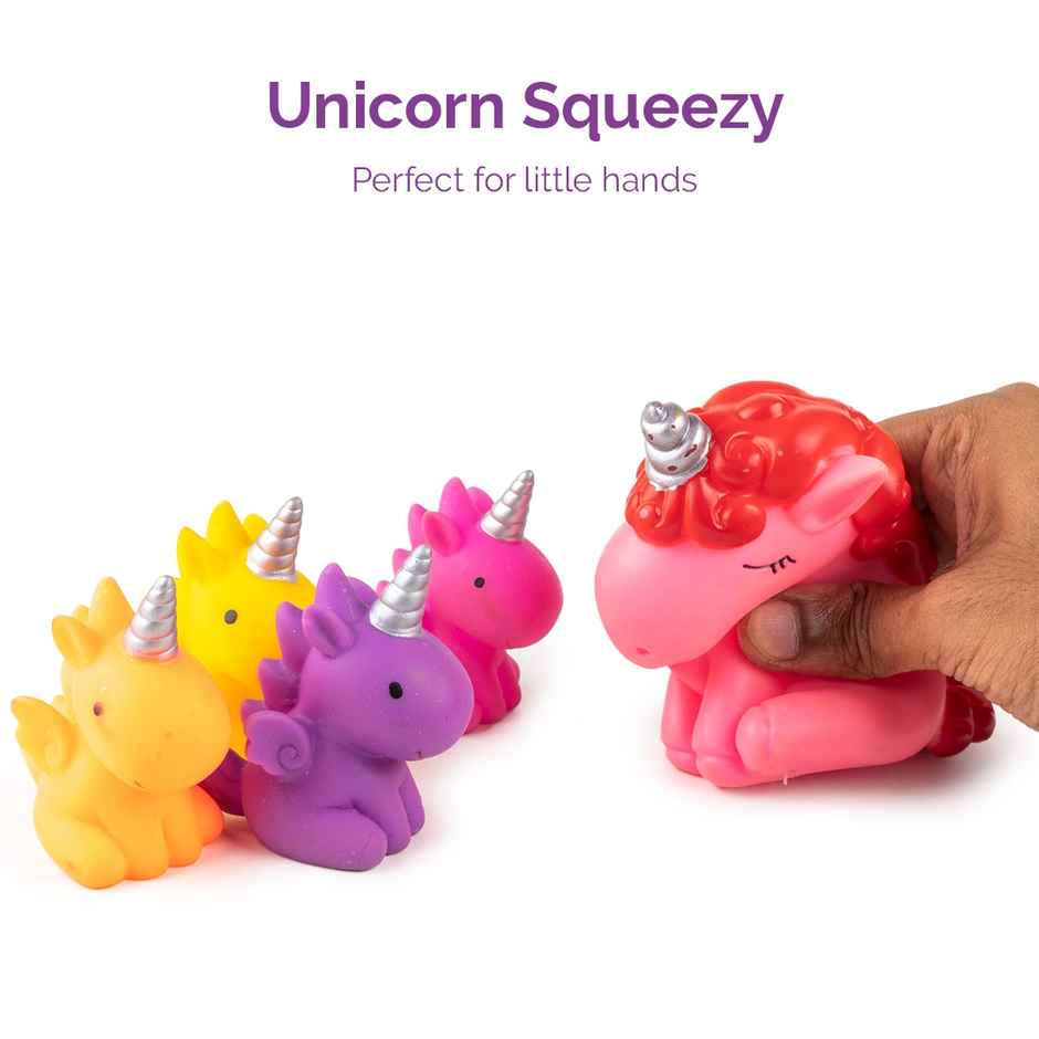 Ratna's Squeezy Unicorn Family Cruise (Colour May Vary)
