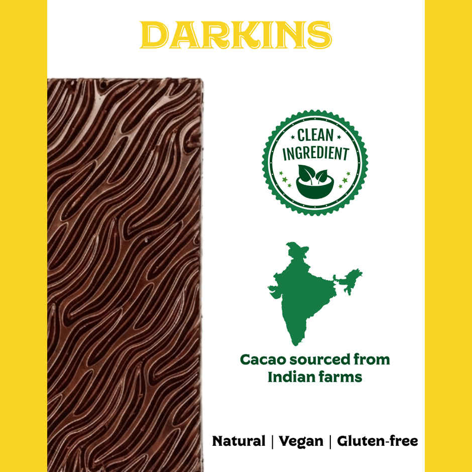 Darkins Indian Artisanal Pineapple Paprika Chocolate | Vegan Mylk