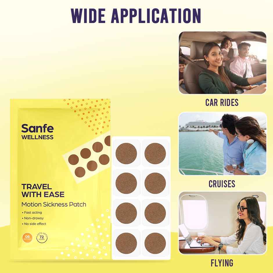 Sanfe Motion Sickness Patch 8 patches