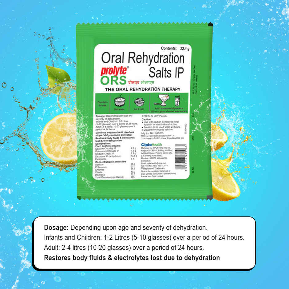 Prolyte ORS Powder | Nimbu Paani Flavour