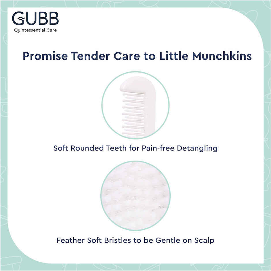 GUBB Comb & Brush | Nylon Hair