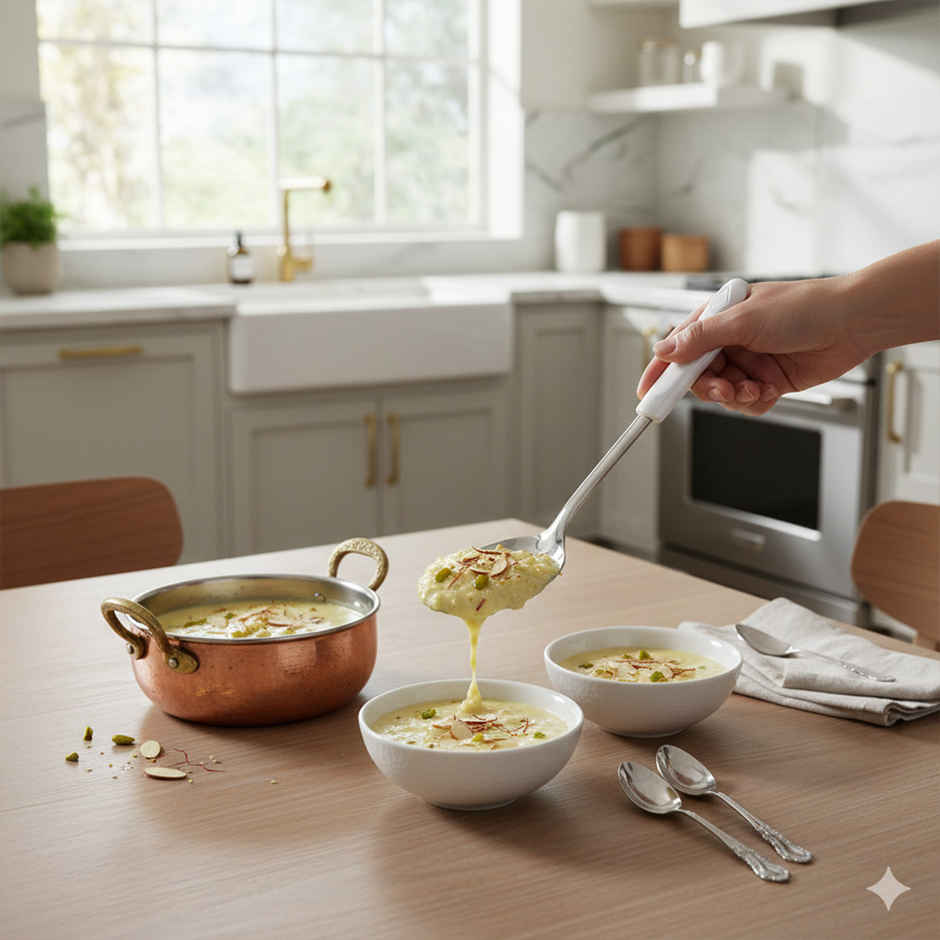 Habitat Diamond Specialty Large Solid Serving Spoon | Stainless Steel | Ergonomic Handle