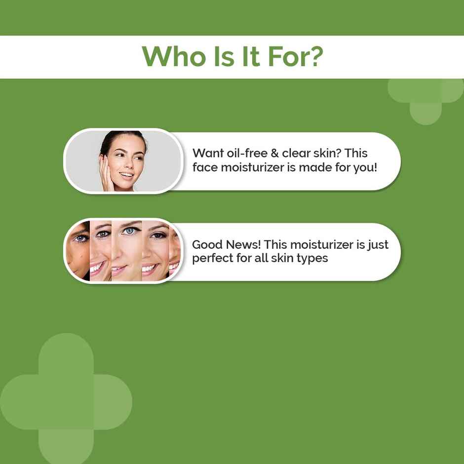 The Derma Co Oil-free Daily Face Moisturizer With Hyaluronic Acid Ceramides For Hydrated Skin