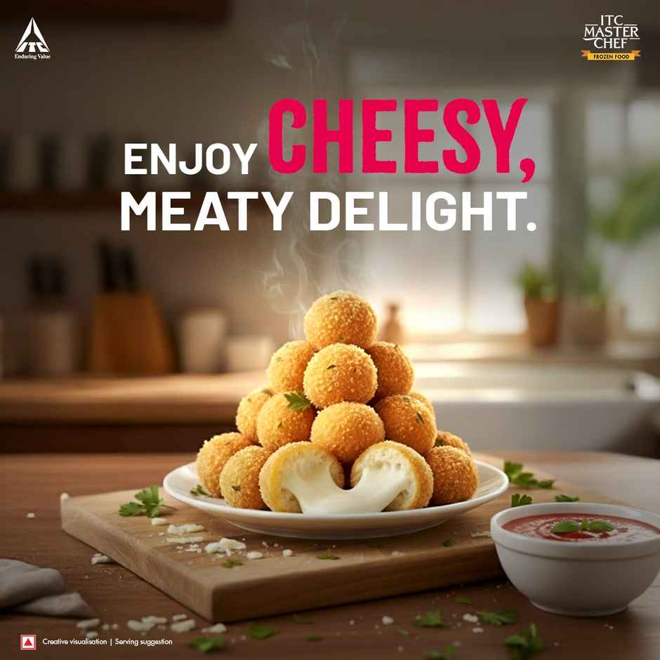 ITC Master Chef Chicken Cheese Fills Nuggets, Frozen Snack