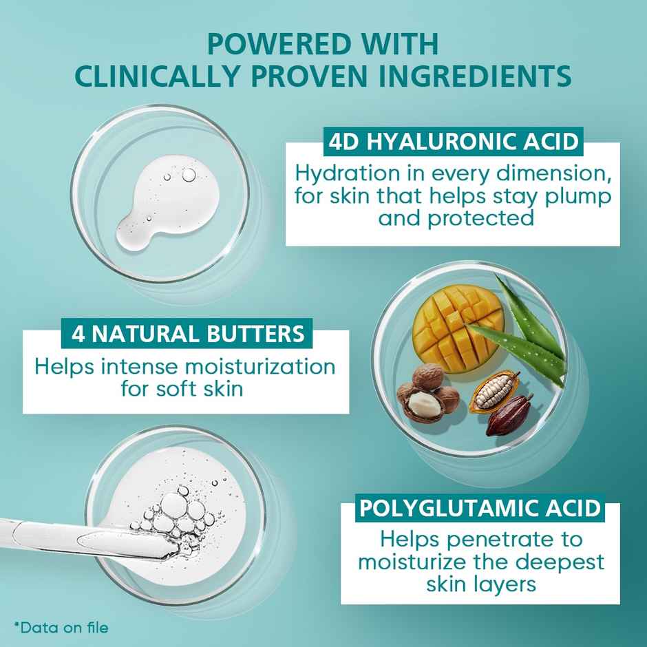 Venusia Max Intensive Moisturizing Cream with 4D Hyaluronic+Polyglutamic Acid | Dry to Very Dry Skin