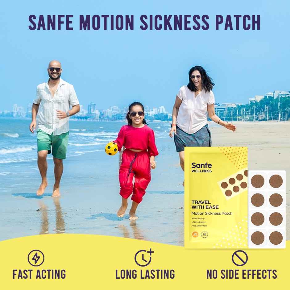 Sanfe Motion Sickness Patch 8 patches