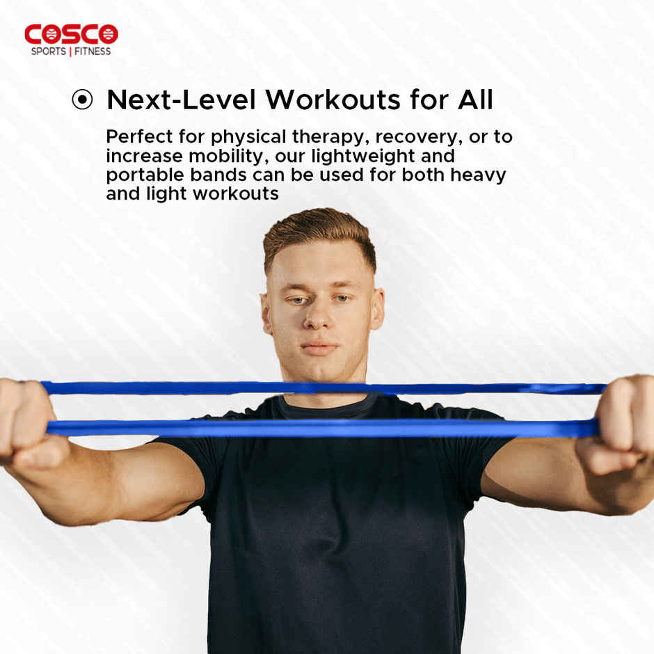 Cosco Stretch Resistance Band| Set Of 5|Made In India