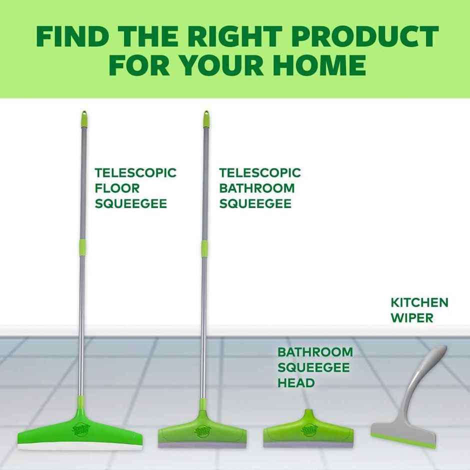 Scotch-Brite Telescopic Floor Squeegee Wiper