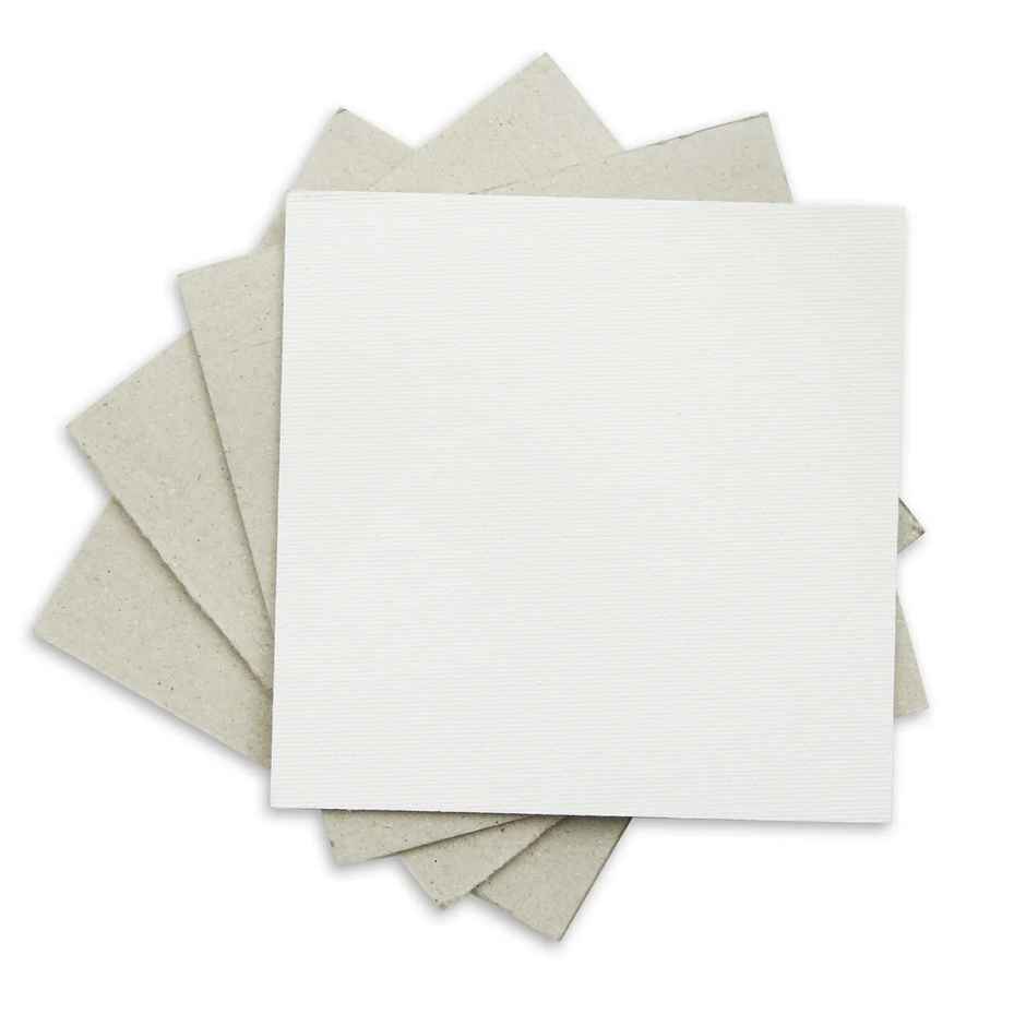 Itsy Bitsy Canvas Board Square 6 x 6 Inch 230gsm 2mm Thick 4 Pc Sw Lb