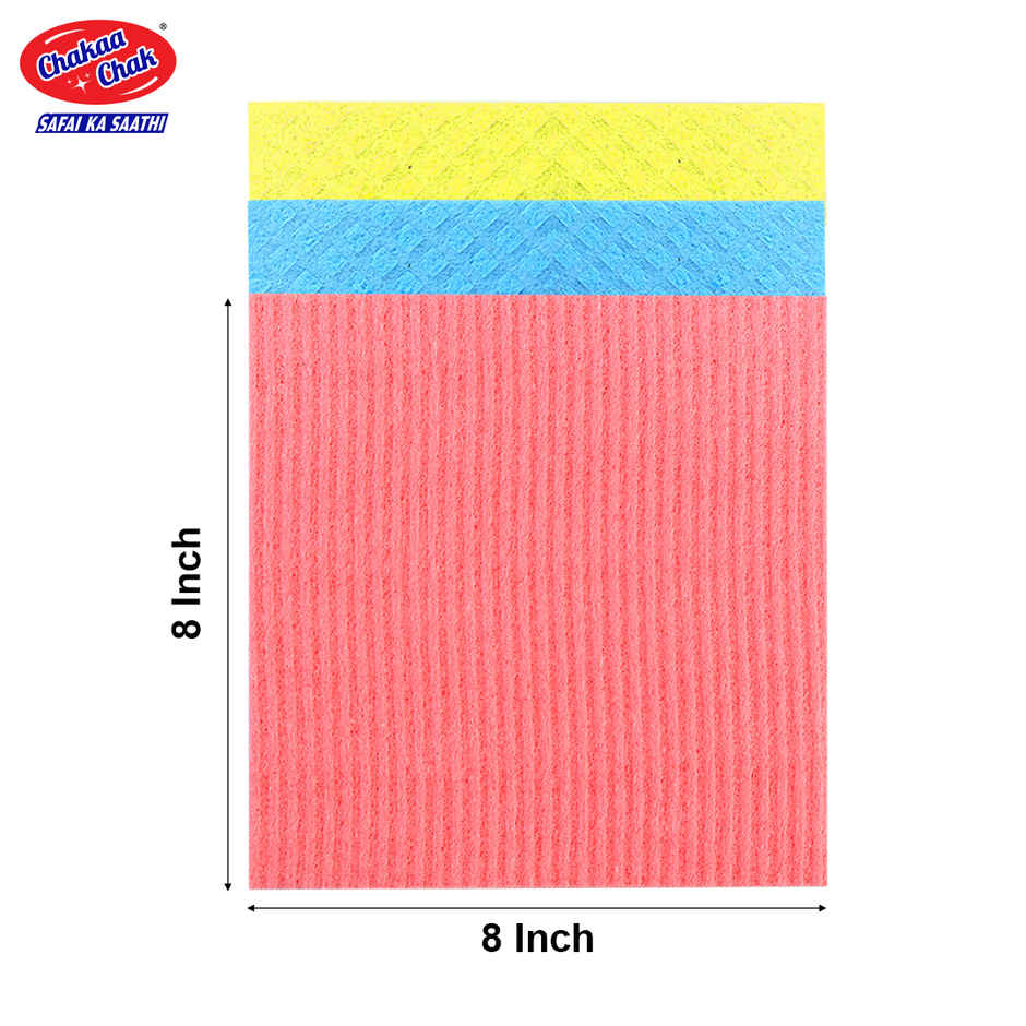 Chakaachak Super Sponge Wipes | Pack of 3