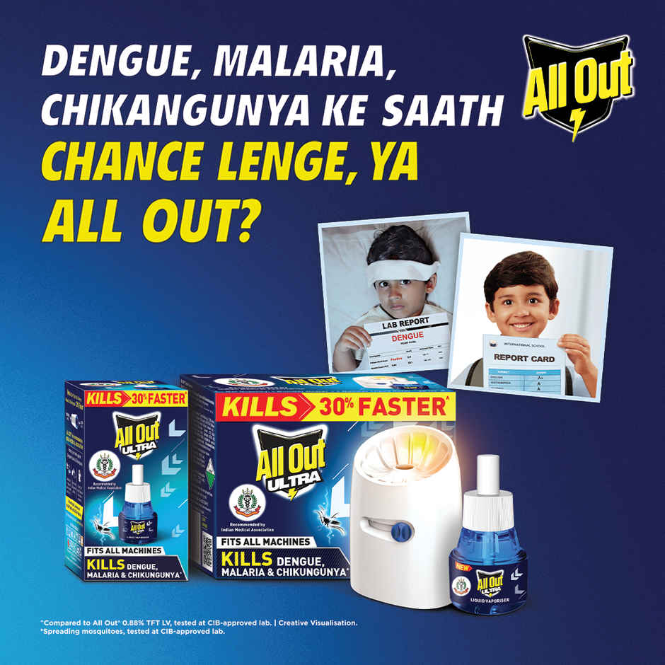 All Out Ultra Liquid Vaporizer Mosquito Repellent | Machine + Refill Combo