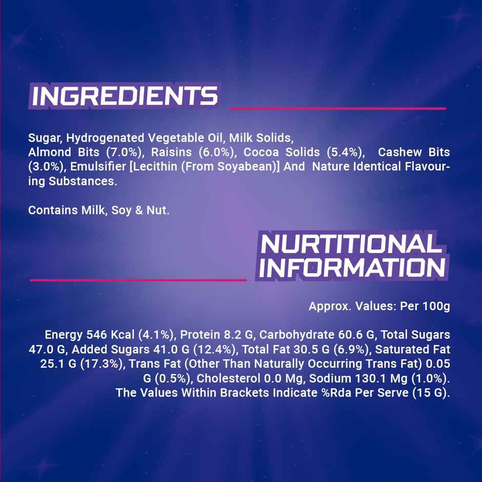 Sunfeast Fantastik Fruit n Nut, Chocolate Bar
