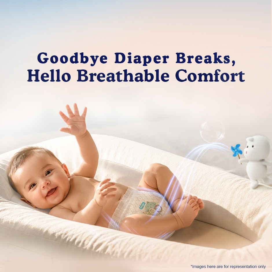 Mamypoko Pants Skin Breathe Care Baby Diapers | Size XL | 12 to 17 kgs | Derma Tested