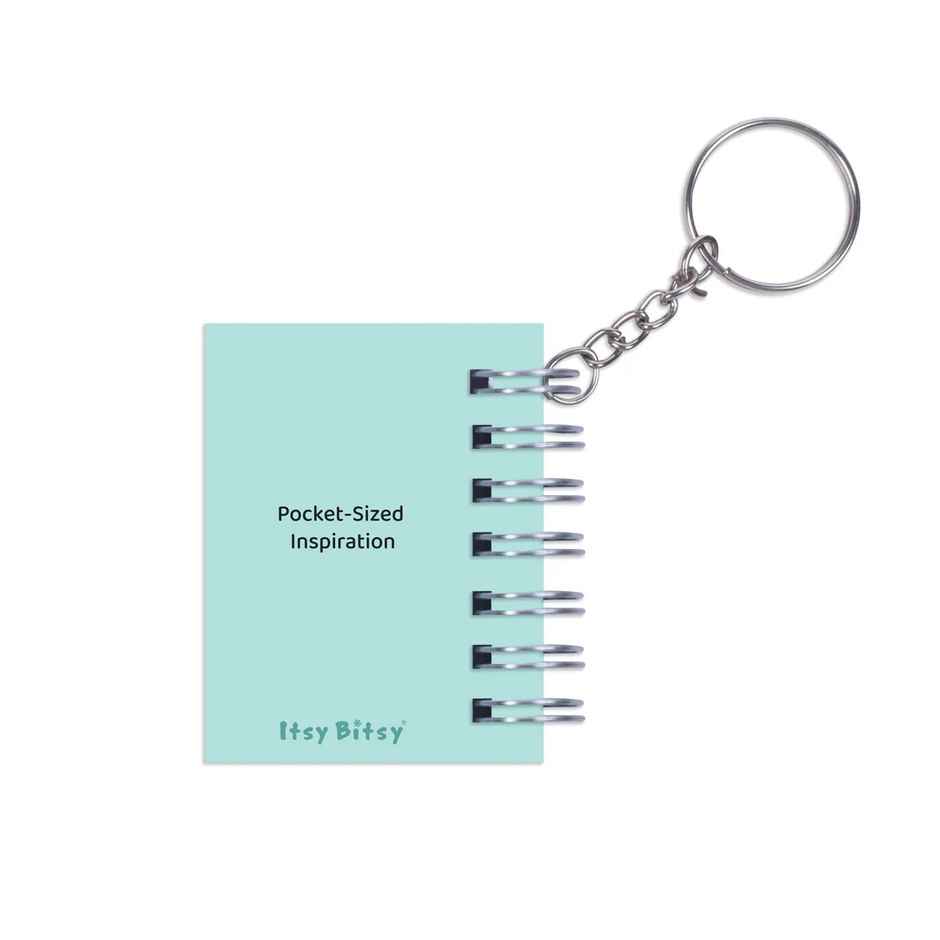 Itsy Bitsy Key Chain Notebook Take Notes L6.8 x W5.3cm 70gsm 80pages 1 Book Lb