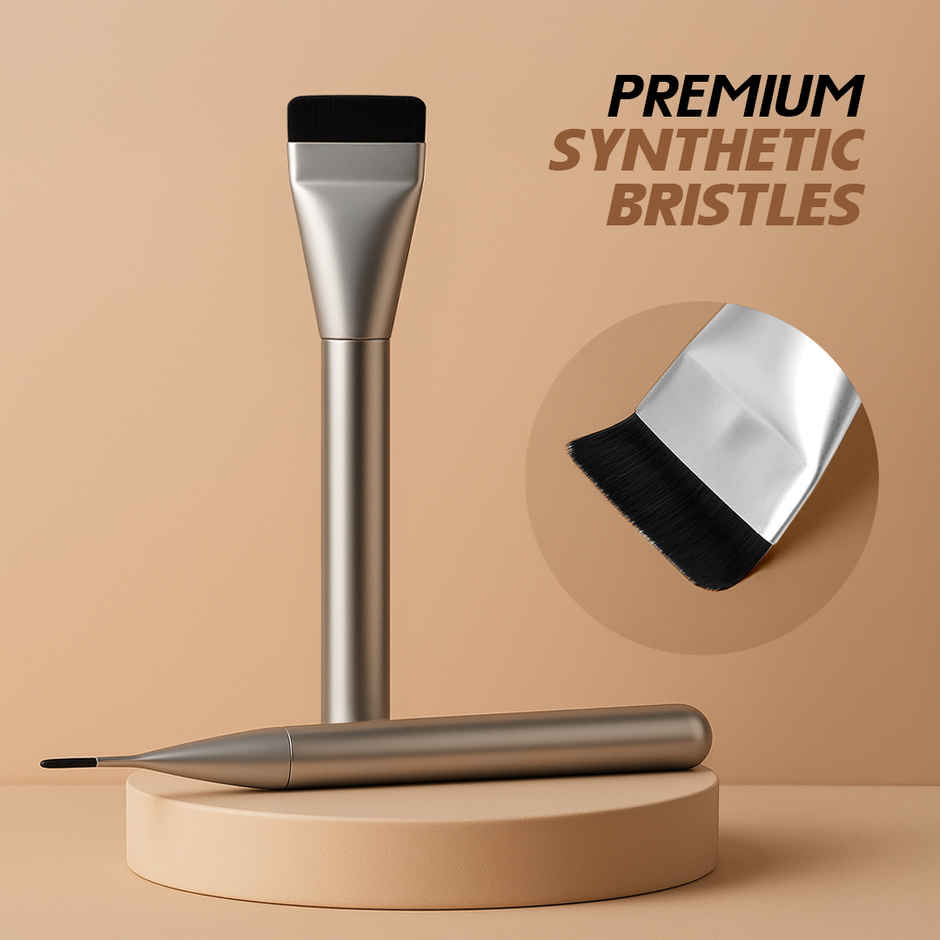 Gleva Ultra Thin Foundation Brush for Liquid Cream Makeup Kabuki Brush for Face Makeup