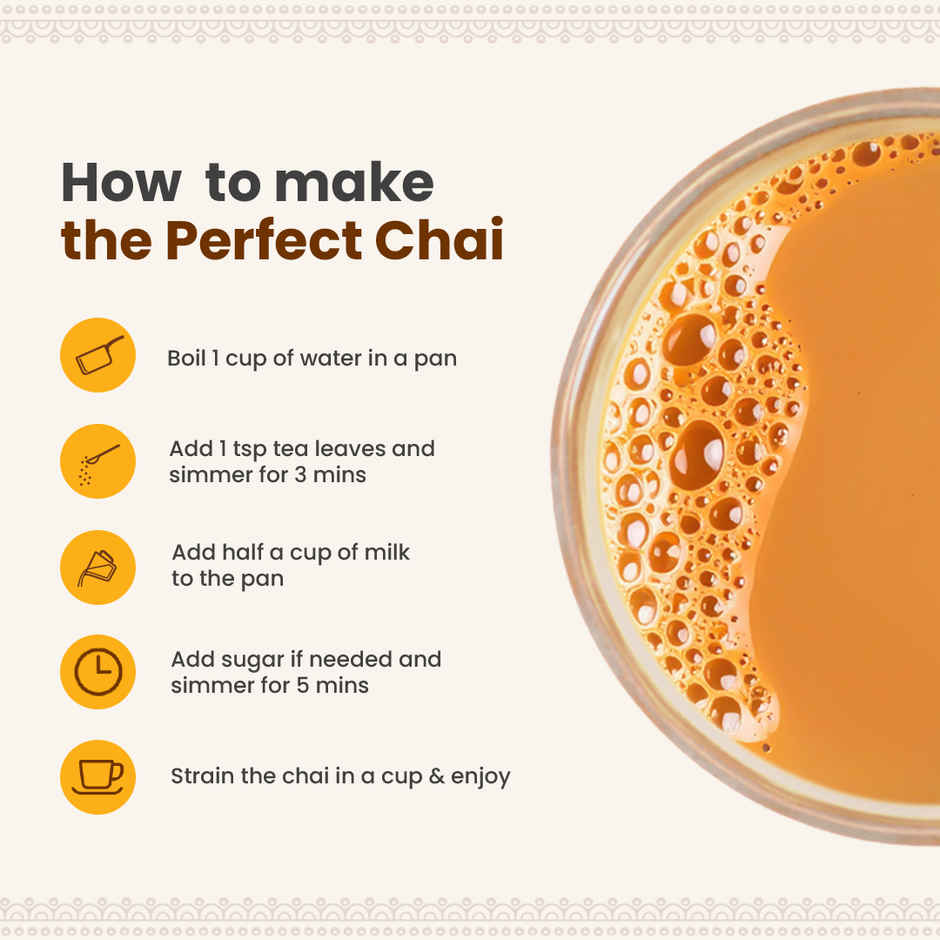 Teabox Sammvaad Kadak Chai | Premium Black Tea (Ctc) Straight From Assam | Bold Strong And Aromatic