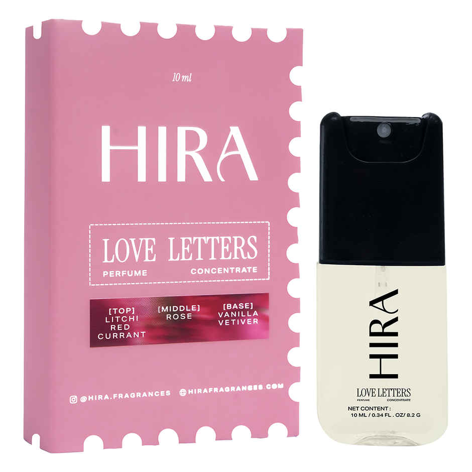 HIRA Love Letters Long Lasting Eau De Parfum For Women | Fruity, Floral & Vanilla