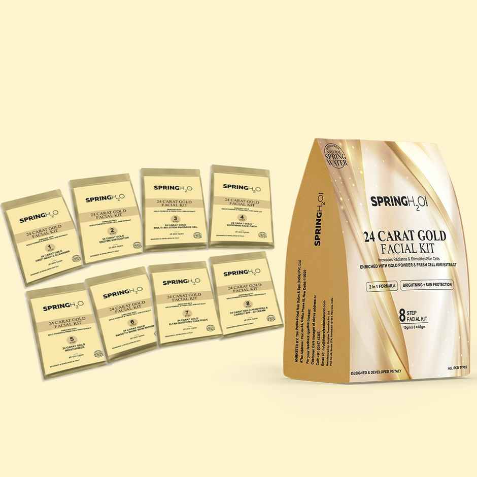 Spring H2O 24 Carat Gold Facial Kit With Magic Glow Skin