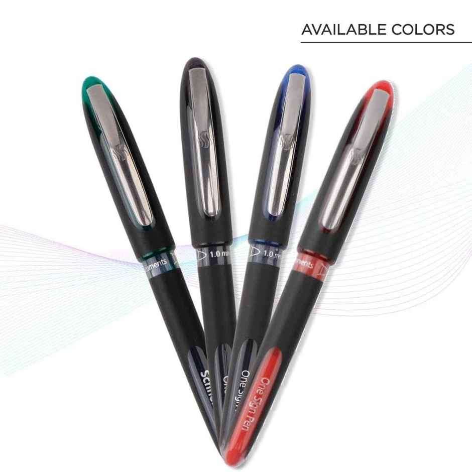 Schneider By Luxor One Sign Roller Ball Pen | Blue | 2000 m writing | Perfect For Signing Documents