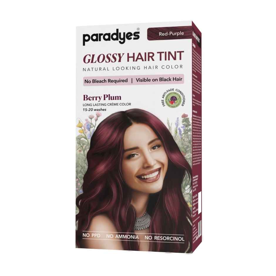 Paradyes No Bleach Berry Plum Glossy Hair Tint