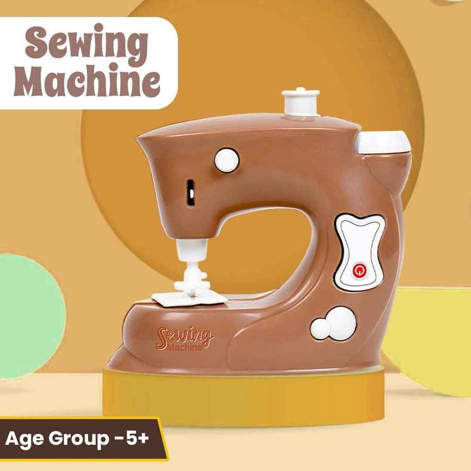 Anz Toy Brown Microwave |Oven |Iron & Sewing Machine