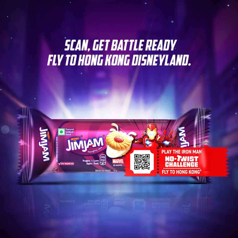 Britannia Bourbon Chocolate Cream Biscuits & Treat Jimjam Cream Biscuits Combo