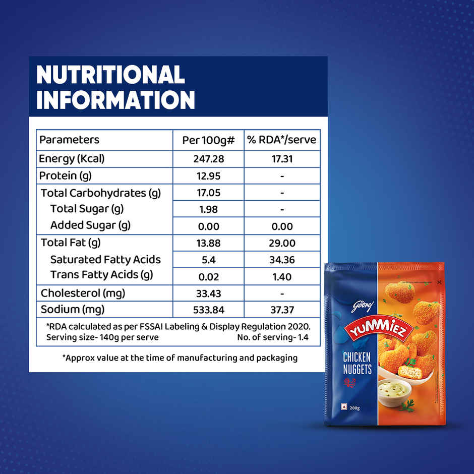 Godrej Yummiez Chicken Nuggets Combo 