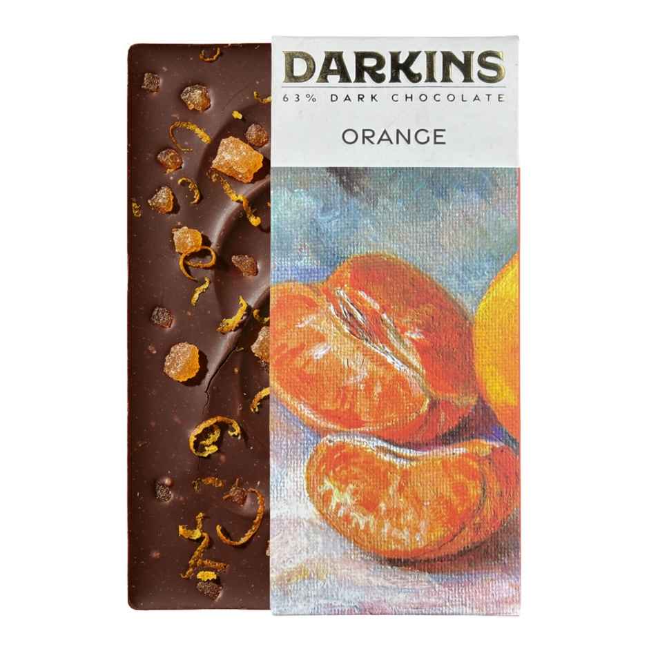 Darkins Indian Artisanal 63% Dark Orange Chocolate