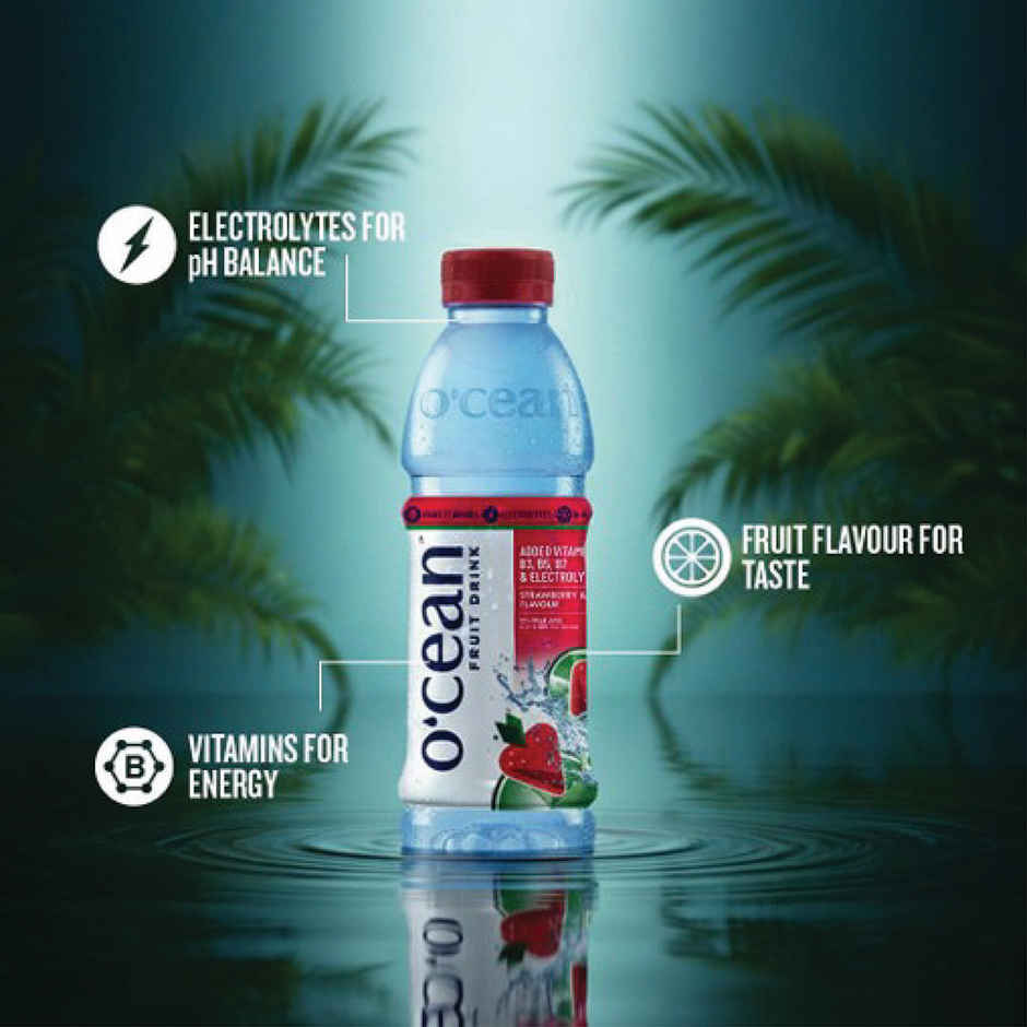 O'cean Fruit Water Strawberry & Lime Vitamin & Electrolyte Hydration