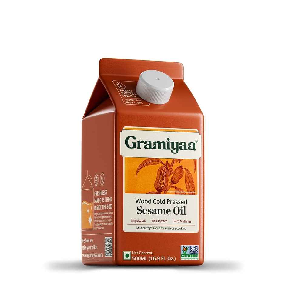 Gramiyaa Sesame - Gingelly (Til) Wood Cold Pressed Oil
