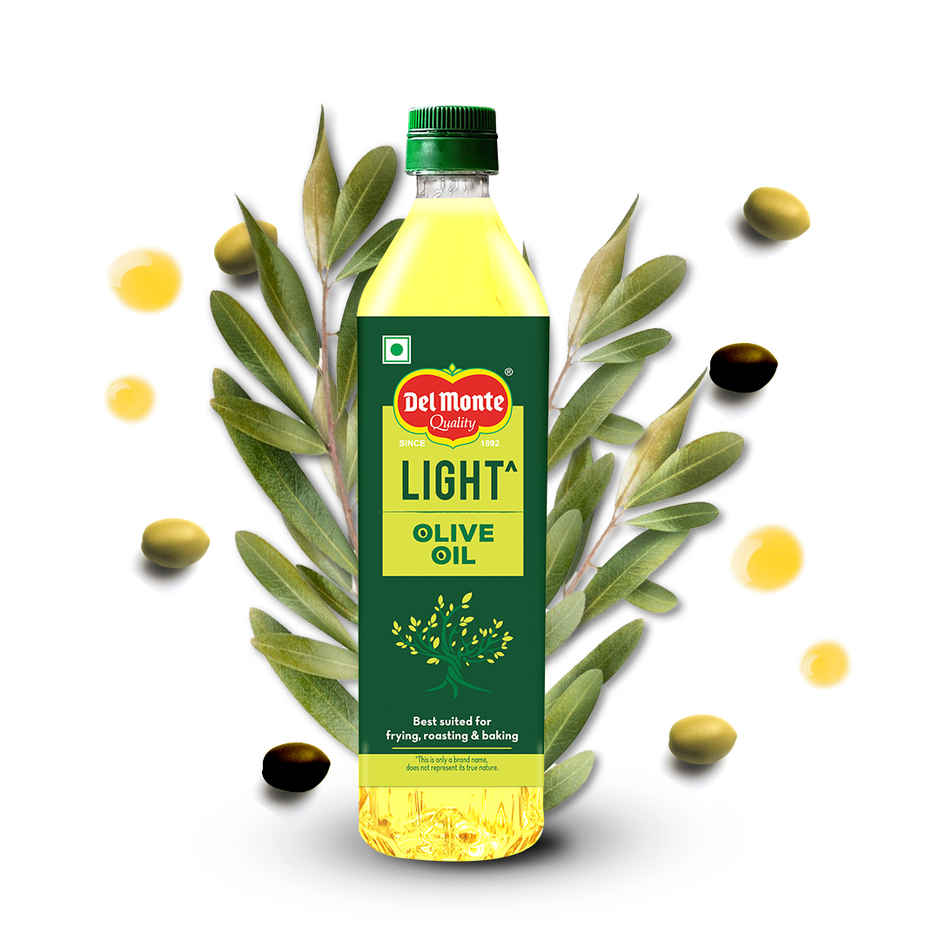 Del Monte Extra Light Olive Oil| Light Flavor| Suitable for Indian Cooking| Zero Cholesterol