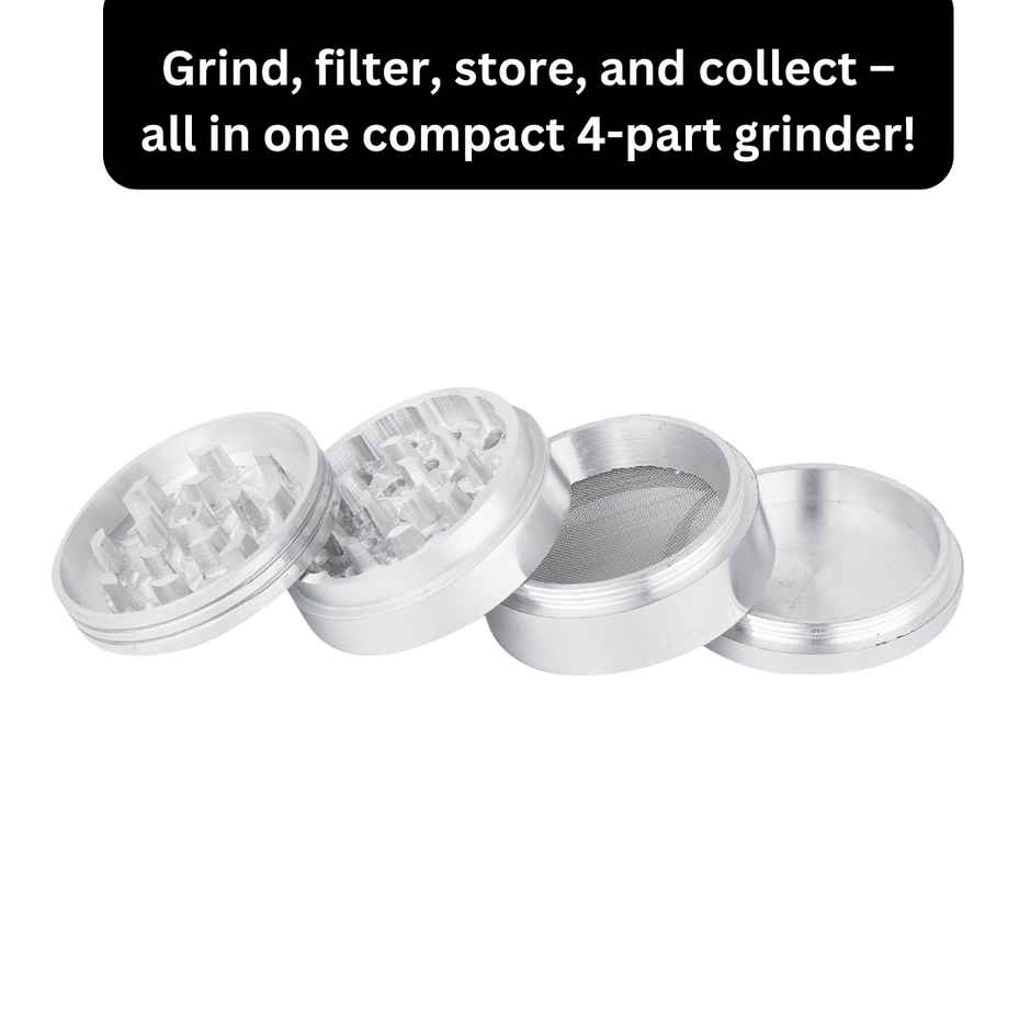 OOT OutonTrip Metallic Crusher | Grinder - 4 Parts - Manual