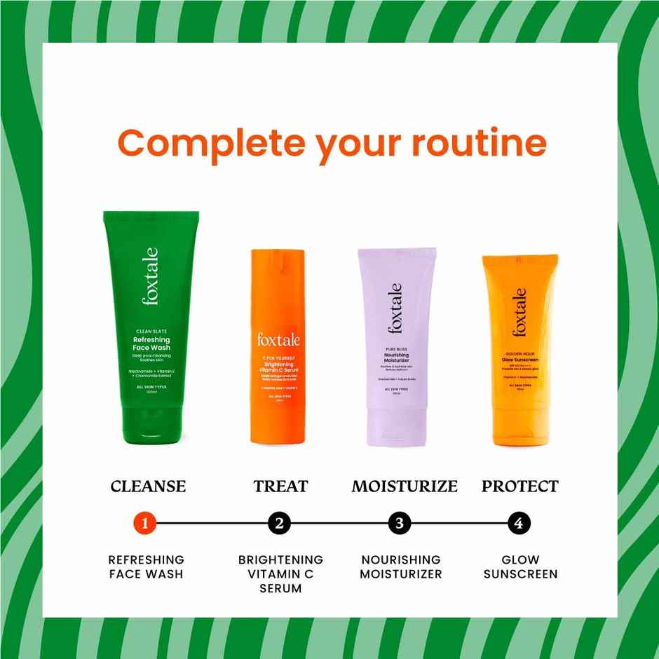 Foxtale Refreshing Face Wash with Niacinamide(Tube)