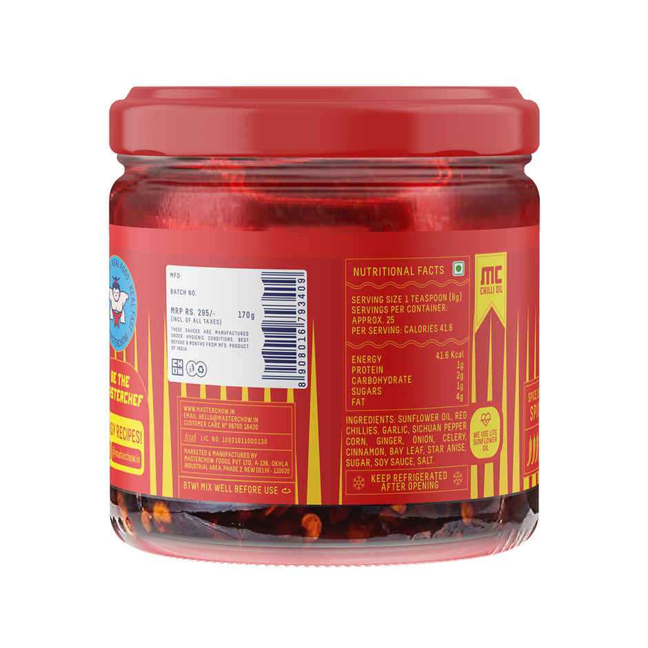 MasterChow Spicy Sichuan Chilli Oil